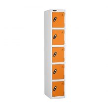 Probe-Lockers-Five-Compartment-Orange